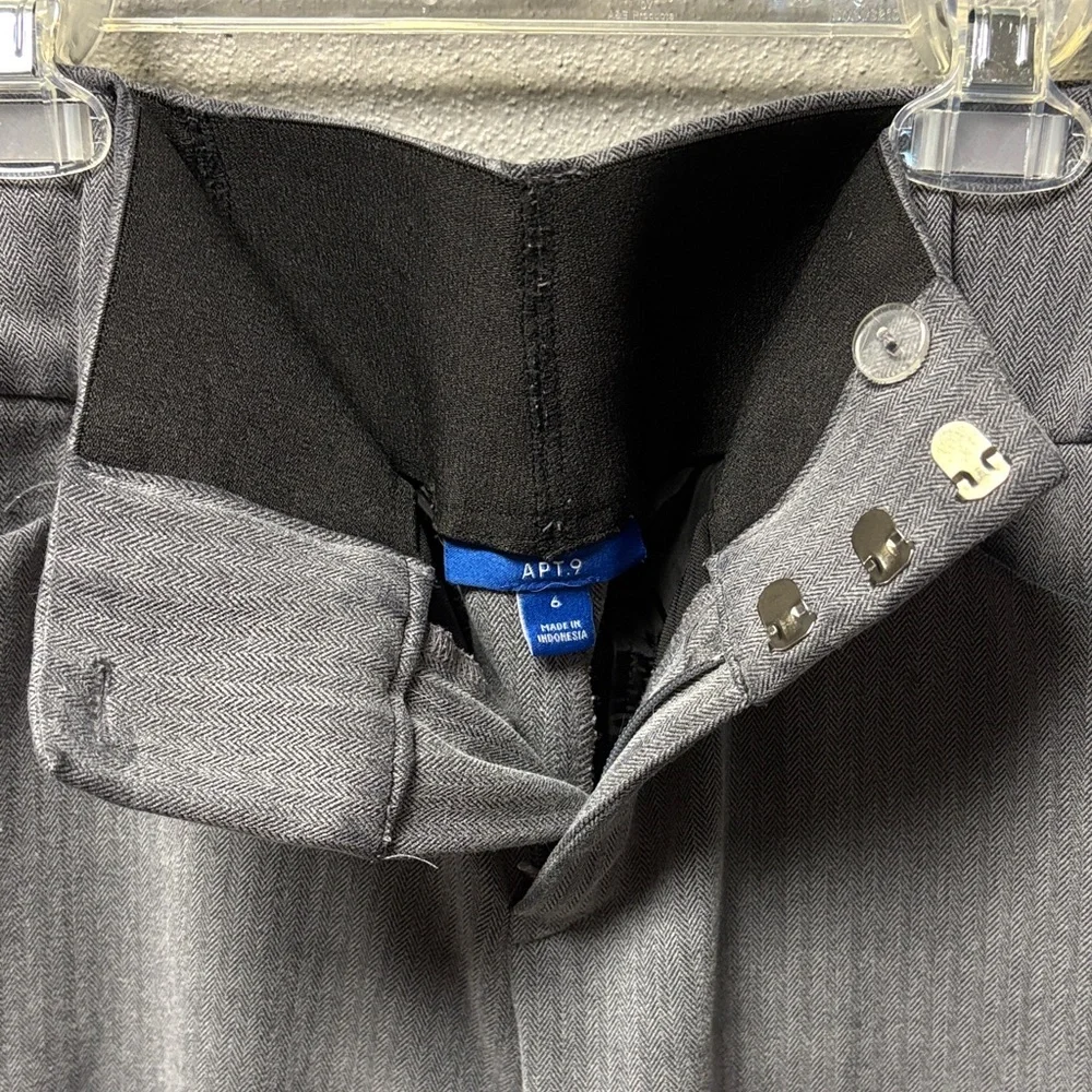 Apt. 9 Gray Women's Trousers - Picture 3 of 3